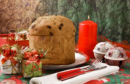 "Il panettone", tradition Christmasの写真素材