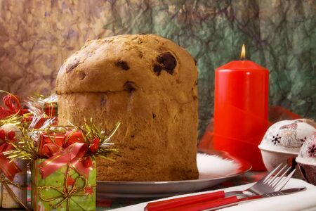 "Il panettone", tradition Christmasの写真素材