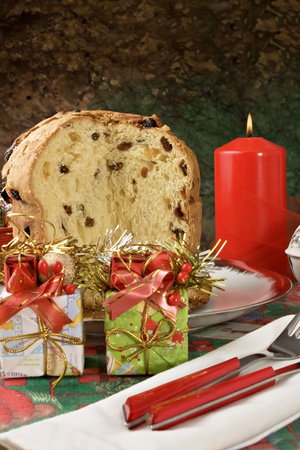 "Il panettone", tradition Christmasの写真素材