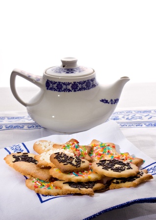 Tea biscuits の写真素材