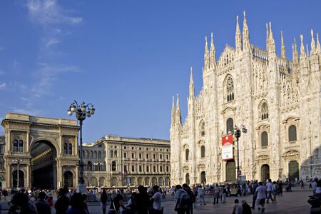 Piazza del Duomo - Milano (IT)のeditorial素材