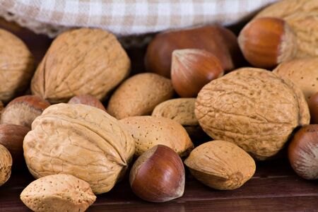  Nuts and dried figsの写真素材