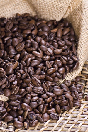 Roasted coffee beans の写真素材