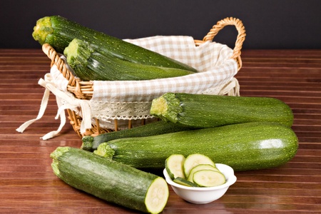 Zucchini - Cucurbita pepoの写真素材
