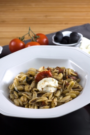 Gnocchetti sardi - Sardinian gnocchetti  italian pasta の写真素材