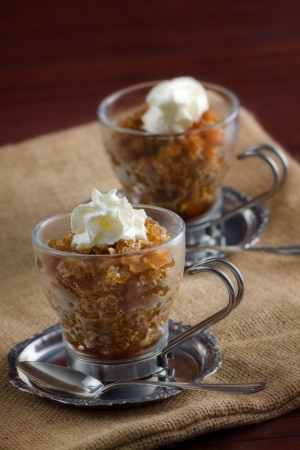 Coffee granita - Granita al caffèの写真素材