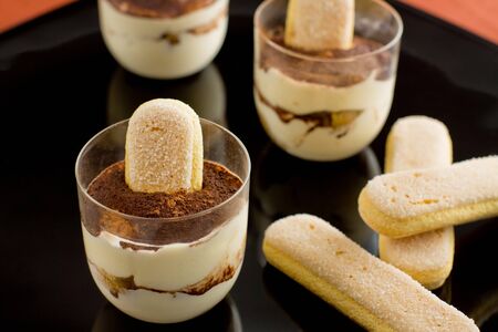 Traditional Italian dessert -  Tiramisuの写真素材