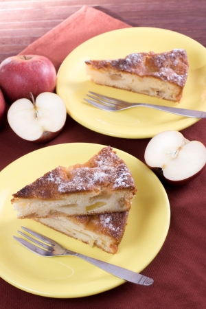 Apple cakeの写真素材
