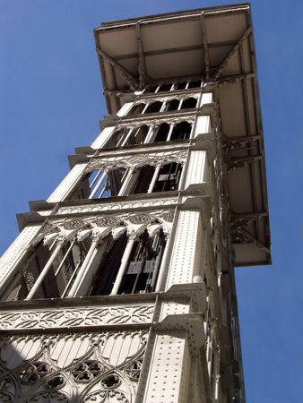 Elevador de Santa - Lisbon  Portugal の写真素材