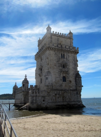 Torre de Belegravem - Lisbon  Portugal のeditorial素材