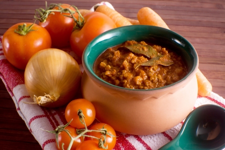 Traditional Italian Raguの写真素材