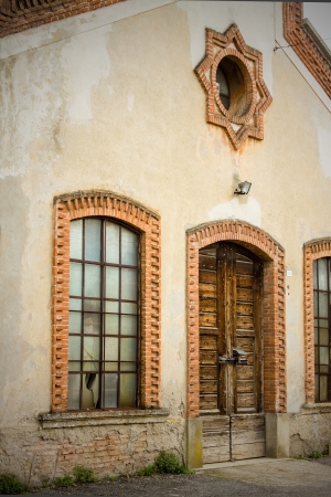 Crespi D Adda village  It  の写真素材