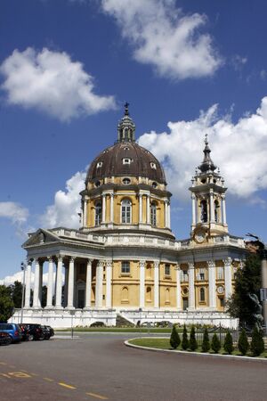 Basilica of Superga (Torino - Italy)の写真素材