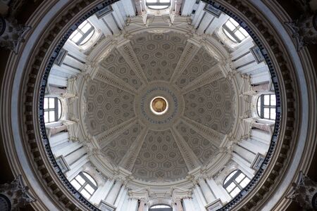 Dome of Superga's Basilica - View from insideの写真素材