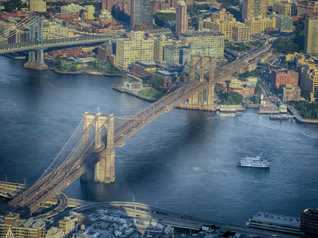 The famous bridges in New York (USA)の写真素材