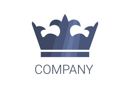 Classic Creative abstract symbol design vector template. Vintage Crown Logo Royal King Queen concept Logotype concept icon.のイラスト素材