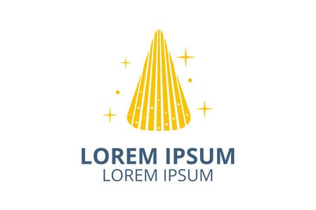 iconic light logo design illustration for any business company .のイラスト素材