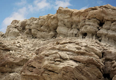 Rock formation with pretty skyの写真素材