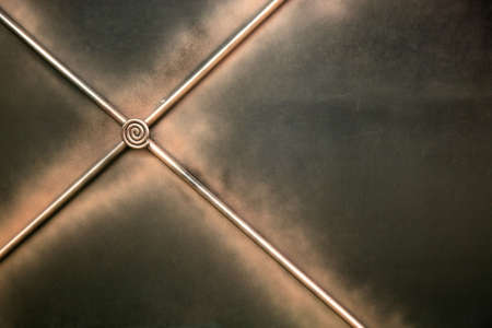 Metal background with pipe decorative texture patternの写真素材