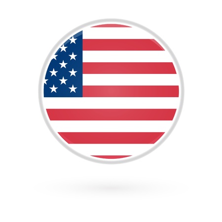 United States Buttonのイラスト素材