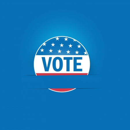 Vote Button Applique Backgroundのイラスト素材