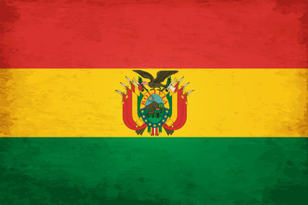 Grunge Flag of Boliviaのイラスト素材