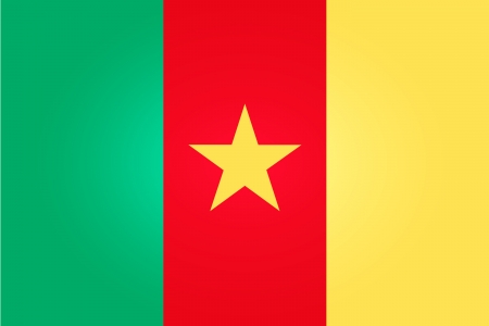 Flag of Cameroonのイラスト素材