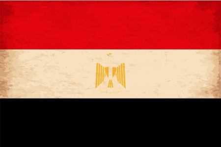 Grunge Flag of Egyptのイラスト素材