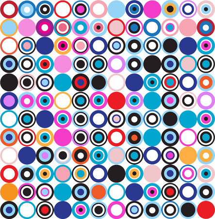 Dotted background, seamless patternのイラスト素材