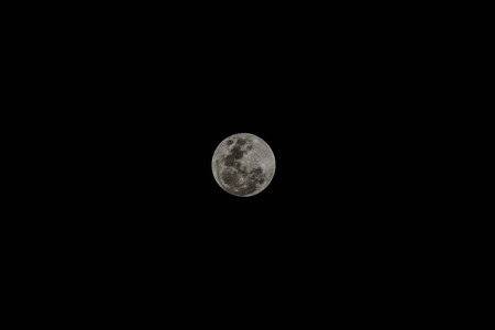 Full moon at nightの写真素材