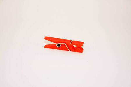 Red clip - attachment conceptの写真素材