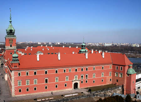 Royal Palace in Warsawの写真素材