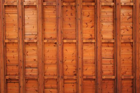 Beautiful wood ceiling patternの写真素材