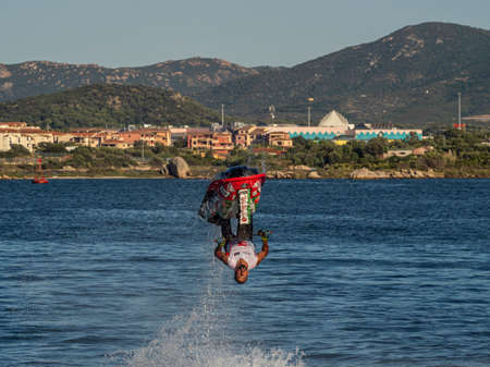 Olbia, Italy - June 02 - 2019 Aquabike world Championship grand prix of Italyのeditorial素材