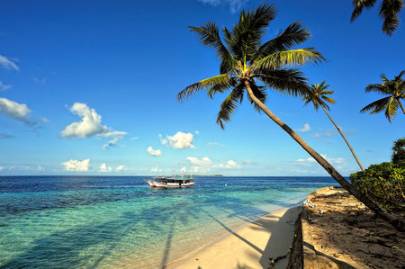 A beautiful place to spend a relaxing holidayの写真素材