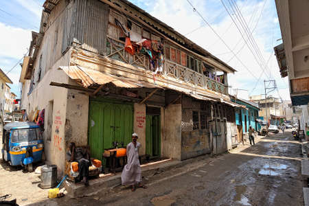 A picture of the old town Mombasaのeditorial素材