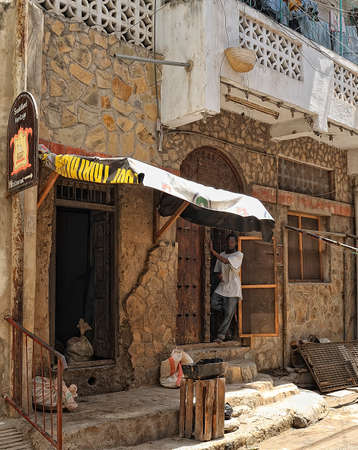 A picture of the old town Mombasaのeditorial素材