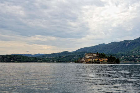 Details of the beautiful Orta San Giulioの写真素材