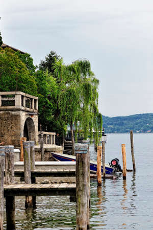 Details of the beautiful Orta San Giulioの写真素材