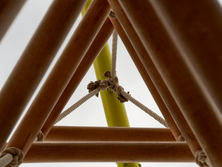 Some details of an outdoor gymの写真素材