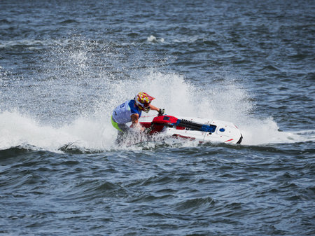 Olbia, Italy - September 16 - 2022 Aquabike world Championship gran prix of Italy