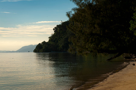 A beautiful place to spend a relaxing holidayの写真素材