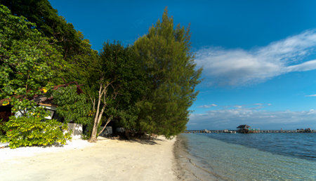 A beautiful place to spend a relaxing holidayの写真素材