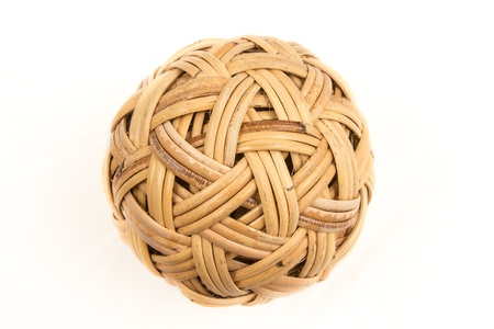 Sepak Takraw Rattan Ball, popular sport in Southeast Asiaの写真素材