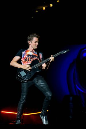 Singapore - September 21 2019 - Muse Live Concert in Singapore F1 Grand Prix Simulation Theory Tourのeditorial素材