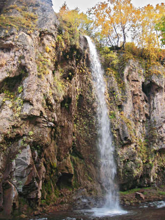 Honey waterfalls  North Caucasus travels  The Autumnの写真素材