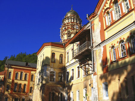 New Aphon monastery  Orthodox church  Abkhazia republic