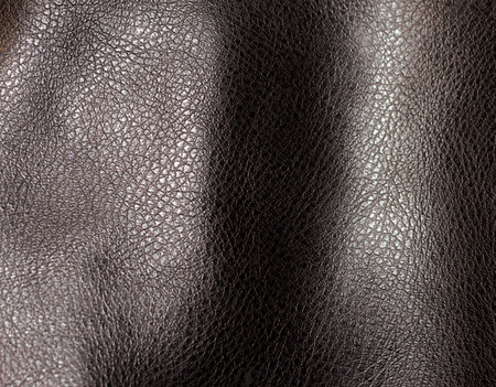 Dark brown leather texture