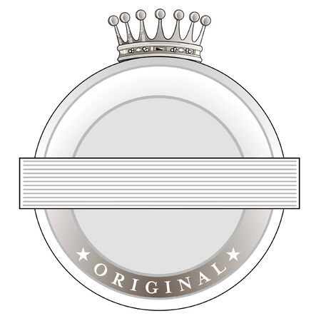 crown label のイラスト素材