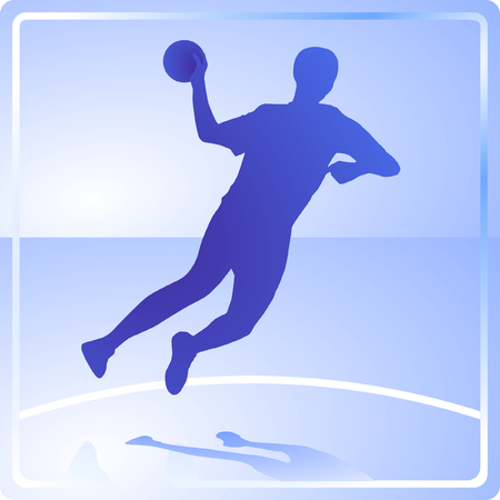  handball のイラスト素材
